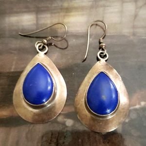 Vintage Native American Sterling Silver Lapis